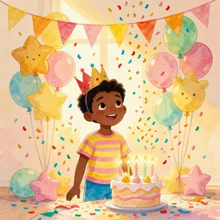 Birthday personalized book sample cover