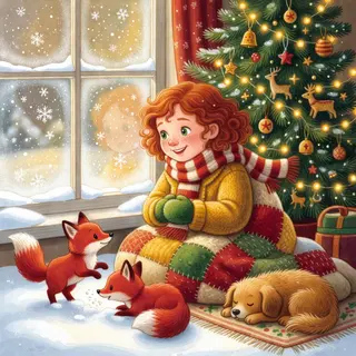 Christmas personalized book sample cover
