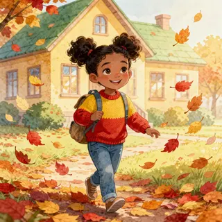 First day of school personalized book sample cover